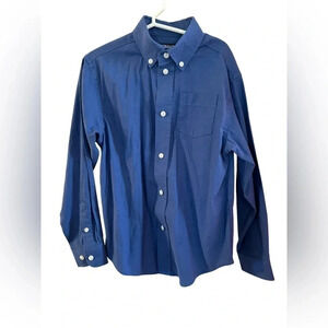 Chaps Never Worn French Boys Blue Button Down Shirt Size 6/7